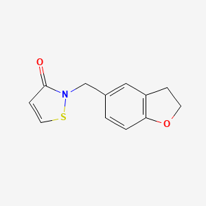 2-[(2,3-Dihydro-1-benzofuran-5-yl)methyl]-1,2-thiazol-3(2H)-one