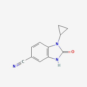 1-Cyclopropyl-2-oxo-2,3-dihydro-1H-benzimidazole-5-carbonitrile