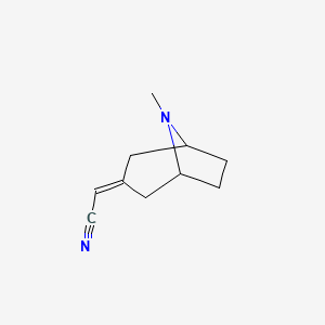 Acetonitrile, (8-methyl-8-azabicyclo[3.2.1]oct-3-ylidene)-