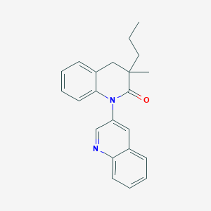 3-Methyl-3-propyl-3,4-dihydro-2H-[1,3'-biquinolin]-2-one