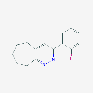 3-(2-Fluorophenyl)-6,7,8,9-tetrahydro-5H-cyclohepta[c]pyridazine