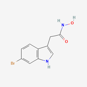 2-(6-bromo-1H-indol-3-yl)-N-hydroxyacetamide