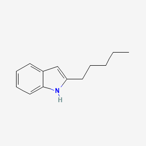 molecular formula C13H17N B3361492 2-pentyl-1H-indole CAS No. 92039-39-9