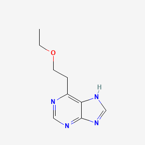 molecular formula C9H12N4O B3361513 6-(2-ethoxyethyl)-7H-purine CAS No. 920503-80-6