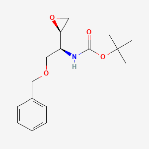 molecular formula C16H23NO4 B3361522 tert-Butyl ((S)-2-(benzyloxy)-1-((R)-oxiran-2-yl)ethyl)carbamate CAS No. 92085-90-0