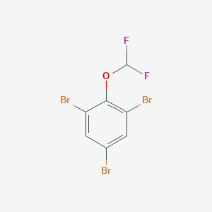 molecular formula C7H3Br3F2O B3361524 1,3,5-Tribromo-2-(difluoromethoxy)benzene CAS No. 920981-13-1