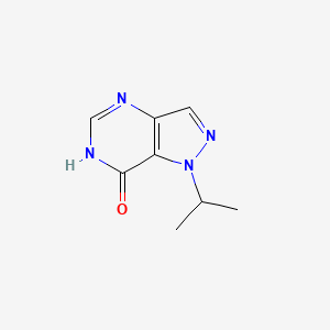 molecular formula C8H10N4O B3361606 1-(Propan-2-yl)-1,4-dihydro-7H-pyrazolo[4,3-d]pyrimidin-7-one CAS No. 923283-88-9