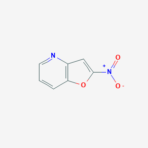 molecular formula C7H4N2O3 B3361624 Furo[3,2-b]pyridine, 2-nitro- CAS No. 92404-78-9