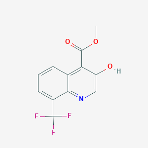 Methyl 3-hydroxy-8-(trifluoromethyl)quinoline-4-carboxylate