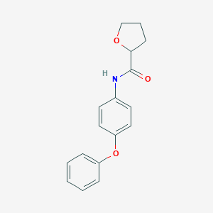 molecular formula C17H17NO3 B336165 N-(4-phenoxyphenyl)oxolane-2-carboxamide 