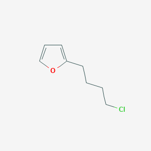 molecular formula C8H11ClO B3361661 2-(4-Chlorobutyl)furan CAS No. 92638-96-5