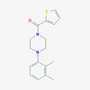 molecular formula C17H20N2OS B336169 1-(2,3-Dimethylphenyl)-4-(2-thienylcarbonyl)piperazine 