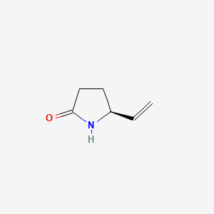 molecular formula C6H9NO B3361766 (S)-5-Vinylpyrrolidin-2-one CAS No. 93288-23-4
