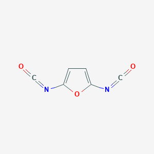 molecular formula C6H2N2O3 B3361776 Furan, 2,5-diisocyanato- CAS No. 93289-70-4