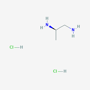 molecular formula C3H12Cl2N2 B033618 (R)-(+)-1,2-Diaminopropane dihydrochloride CAS No. 19777-67-4