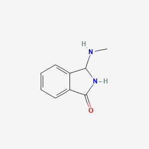 molecular formula C9H10N2O B3361872 2,3-dihydro-3-(methylamino)-1H-Isoindol-1-one CAS No. 93680-00-3