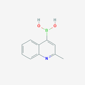 molecular formula C10H10BNO2 B3361874 (2-Methylquinolin-4-yl)boronic acid CAS No. 936940-93-1