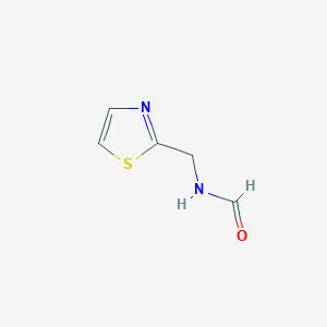 molecular formula C5H6N2OS B3361878 Formamide, N-(2-thiazolylmethyl)- CAS No. 93714-84-2