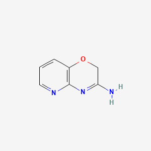 molecular formula C7H7N3O B3361879 2H-吡啶并[3,2-b]-1,4-噁嗪-3-胺 CAS No. 93765-24-3