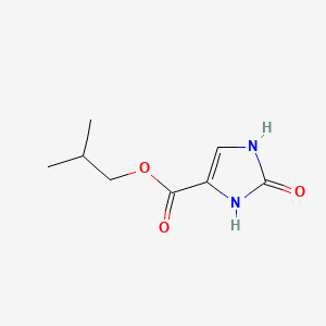 molecular formula C8H12N2O3 B3361886 Isobutyl 2,3-dihydro-2-oxo-1H-imidazole-4-carboxylate CAS No. 93805-09-5