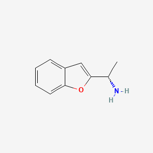 molecular formula C10H11NO B3361905 (S)-1-(Benzofuran-2-YL)ethanamine CAS No. 939792-89-9