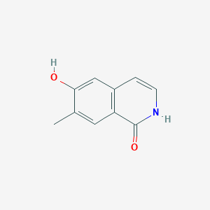 molecular formula C10H9NO2 B3361913 6-Hydroxy-7-methylisoquinolin-1(2H)-one CAS No. 940890-82-4
