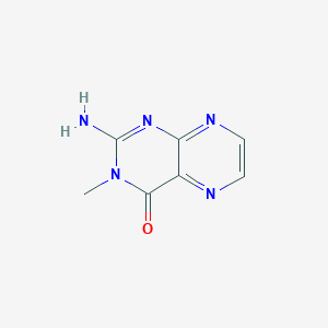 molecular formula C7H7N5O B3361919 2-Amino-3-methylpteridin-4-one CAS No. 941-90-2