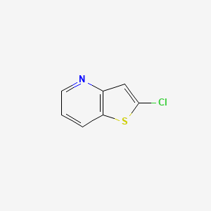 molecular formula C7H4ClNS B3361939 2-氯噻吩并[3,2-b]吡啶 CAS No. 94191-14-7