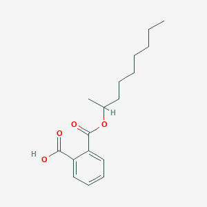 molecular formula C17H24O4 B336194 2-{[(1-Methyloctyl)oxy]carbonyl}benzoic acid 