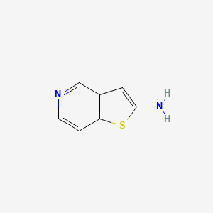 molecular formula C7H6N2S B3361946 Thieno[3,2-c]pyridin-2-amine CAS No. 94226-18-3