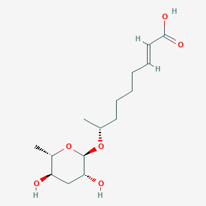 molecular formula C15H26O6 B3361982 ascaroside C9 CAS No. 946524-26-1