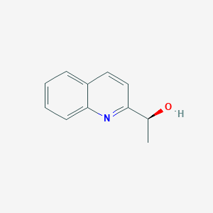molecular formula C11H11NO B3361990 (1S)-1-quinolin-2-ylethanol CAS No. 946828-42-8