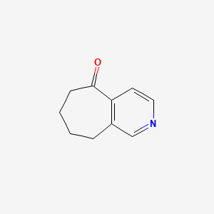 molecular formula C10H11NO B3362045 6,7,8,9-tetrahydro-5H-cyclohepta[c]pyridin-5-one CAS No. 95207-84-4