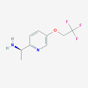 B3362078 (r)-1-(5-(2,2,2-Trifluoroethoxy)pyridin-2-yl)ethanamine CAS No. 953780-33-1