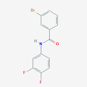 molecular formula C13H8BrF2NO B336214 3-bromo-N-(3,4-difluorophenyl)benzamide 