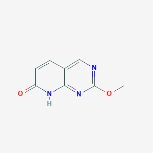 molecular formula C8H7N3O2 B3362185 2-Methoxypyrido[2,3-d]pyrimidin-7(8H)-one CAS No. 959616-58-1