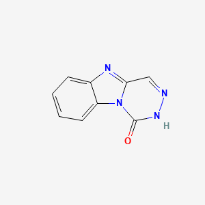 molecular formula C9H6N4O B3362208 [1,2,4]Triazino[4,5-a]benzimidazol-1(2H)-one CAS No. 96101-21-2
