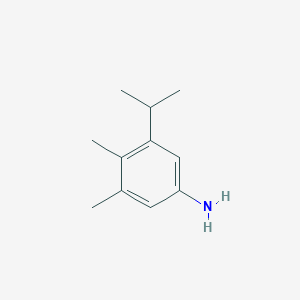 molecular formula C11H17N B3362228 3-Isopropyl-4,5-dimethylaniline CAS No. 96155-99-6