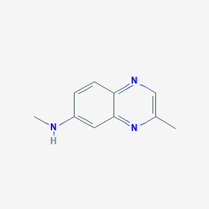 molecular formula C10H11N3 B3362256 N,3-Dimethylquinoxalin-6-amine CAS No. 96600-57-6