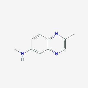 molecular formula C10H11N3 B3362260 N,2-Dimethylquinoxalin-6-amine CAS No. 96600-59-8