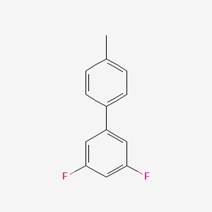 molecular formula C13H10F2 B3362293 3,5-Difluoro-4'-methyl-1,1'-biphenyl CAS No. 97067-20-4