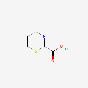 molecular formula C5H7NO2S B3362300 4h-1,3-thiazine-2-carboxylic Acid, 5,6-dihydro- CAS No. 97190-70-0
