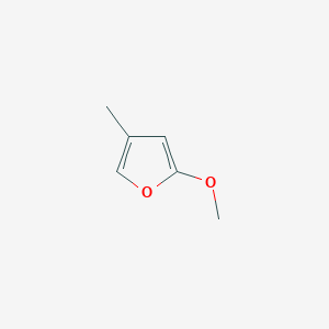 molecular formula C6H8O2 B3362355 Furan, 2-methoxy-4-methyl- CAS No. 97821-56-2