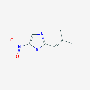 1-Methyl-2-(2-methyl-1-propenyl)-5-nitro-1H-imidazole