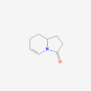 molecular formula C8H11NO B3362366 3(2H)-Indolizinone, 1,7,8,8a-tetrahydro- CAS No. 98065-13-5