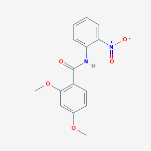 molecular formula C15H14N2O5 B336237 2,4-dimethoxy-N-(2-nitrophenyl)benzamide 
