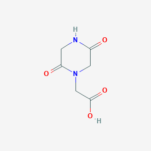 (2,5-Dioxopiperazin-1-YL)acetic acid