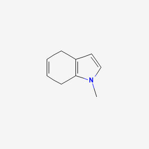 molecular formula C9H11N B3362418 1-Methyl-4,7-dihydro-1H-indole CAS No. 98995-73-4