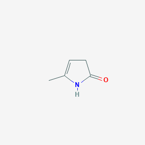 molecular formula C5H7NO B3362427 5-Methyl-1,3-dihydro-2H-pyrrol-2-one CAS No. 99042-97-4