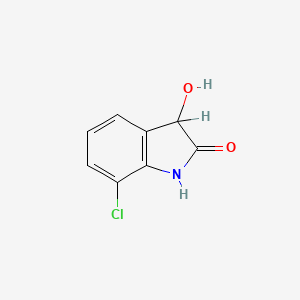 molecular formula C8H6ClNO2 B3362451 7-Chlorodioxindole CAS No. 99304-29-7